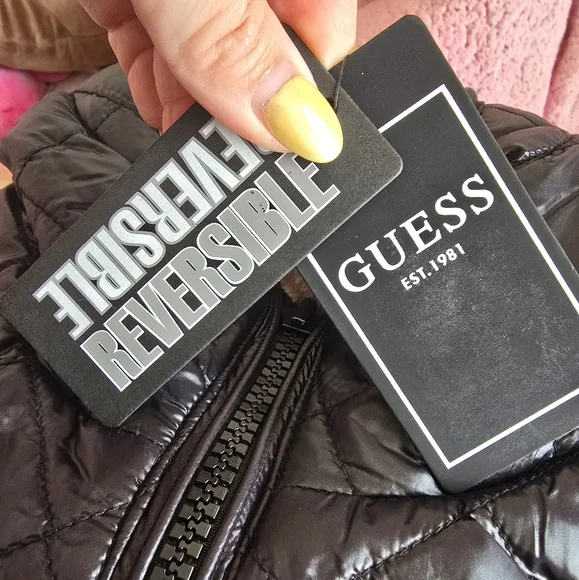Guess Reversible Quilted Jacket - Picture 4 of 4
